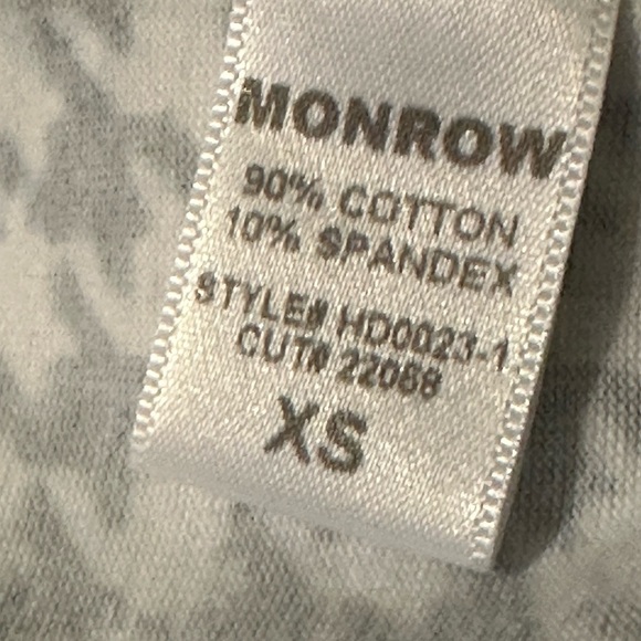 Monrow Black White Houndstooth Jersey Midi Dress NWT - Picture 9 of 10